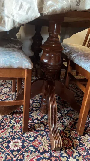 غرفة سفرة خشب زان