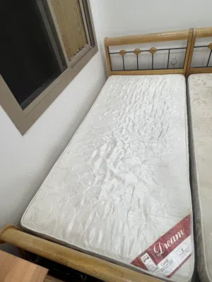 Bed frame and mattress