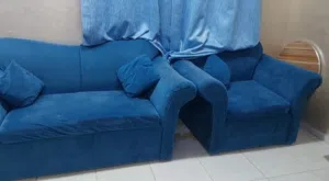 طقم كنبات أزرق ملكي لمسة أناقة لمنزلك