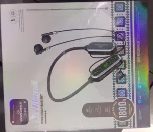 Neckband wireless headphones  calling mobile phones and computers