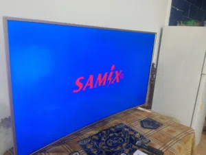 اربد  شاشه 60 يوصه نوع ساميكس (كيررف) ضد كسر فل سمارت احدث اصدار 2025 رسيفر داخلي×4K  ناطق صوتي استخ