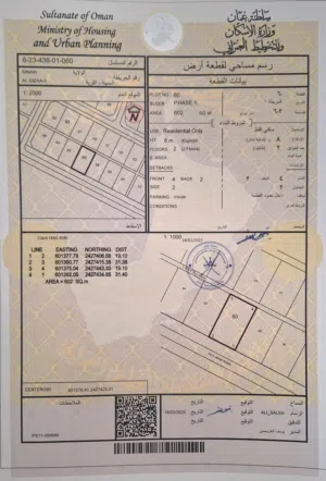 Residential Land for Sale in Al Sharqiya Sinaw