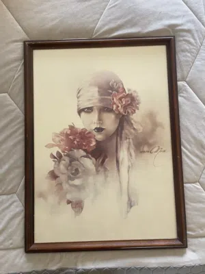 3 vintage paintings  3 لوحات مبروزين