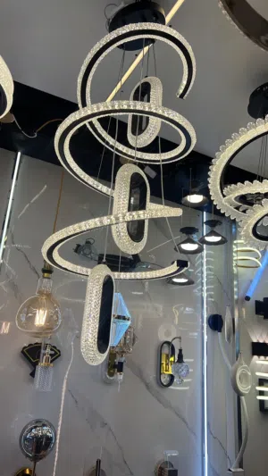 ثريات LED اشكال فخامة