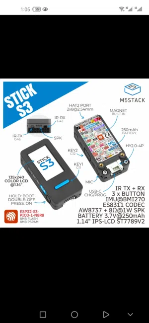 جديد M5 stack s3