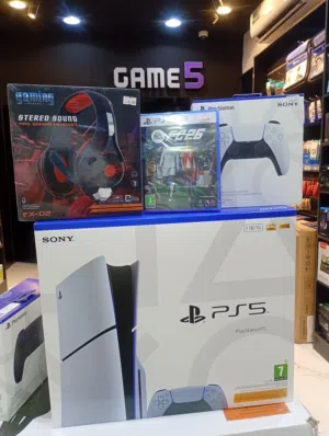 جهاز بلايستيشن 5 سليم – سعة 1 تيرابايت PS5 console slim disc edition 1 tb