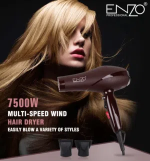 سشوار انزو 7500 وط فعلي ENZO اقوى سشوار للبيت و الصالونات