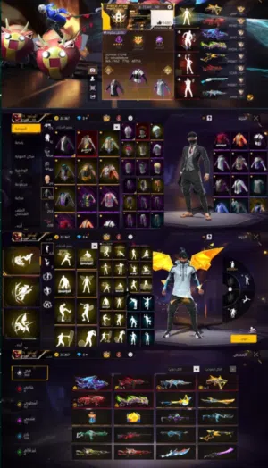 Free Fire Accounts and Characters for Sale in Irbid