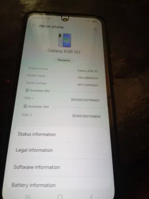 Samsung Galaxy A36 128 GB in Amman