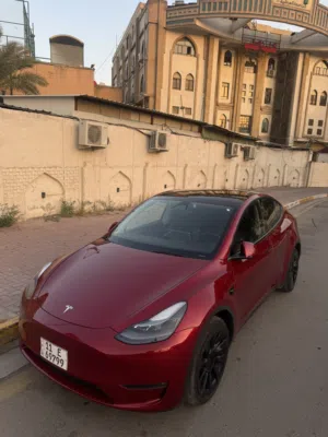 تسلا y 2024 لونك رينج دبل ماطور السياره اون لاين دخول جديد حادث بسيط