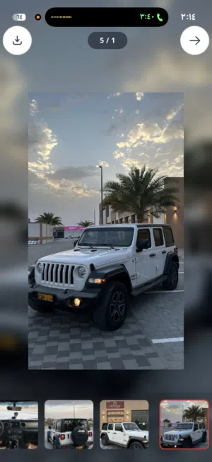 Used Jeep Wrangler in Muscat