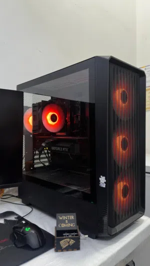 CPU – intel i5 14400f GPU – PALIT RTX 3070 8GB Gaming Pro RGB  Motherboard – Msi H610M D5 DDR5 RA