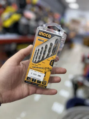 مجموعة مسمار لثقب الحديد 6Pcs Hss Twist Drill Bits Set