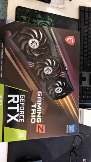 كرت شاشة MSI RTX 3080 Gaming Z Trio 10GB LHR.