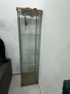 Glass cabinet must pick up