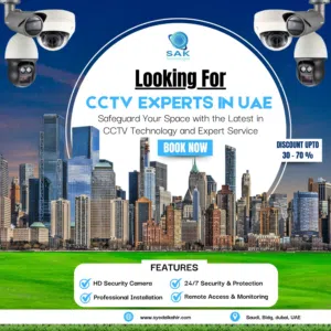 Sharjah Police approved CCTV cameras for your villa, office, or commercial buildings Shops Warehouse