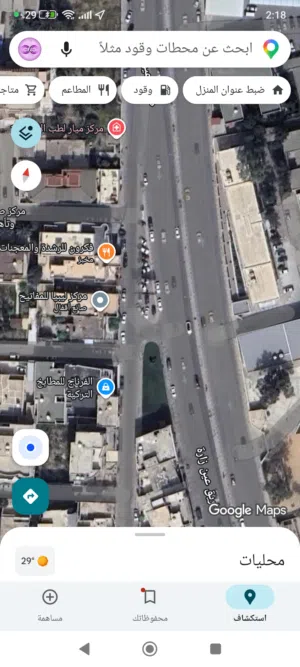 ارض تجارية علي رئيسي الفرناج طريق عودة الحياة