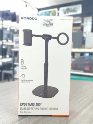 Brand New Porodo Phone Holder in Oman  Anti-slip  Dual viewing
