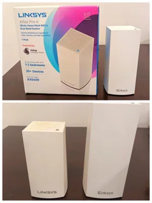 Linksys Atlas Pro 6 AX5400 Mesh WiFi 6 – 2 Nodes, Whole Home Coverage!  Muscat
