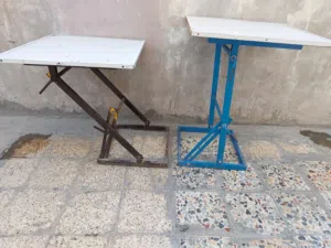 للبيع ميز حديد متحرك يصعد وينزل ويطبك حديد تفصال ثقيل