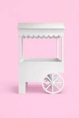 عربة خشب ديكور