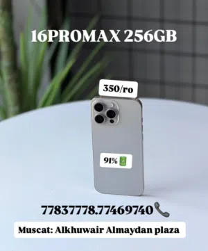 iPhone 16 Pro Max 256 GB with good BH - Good device