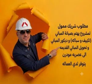ابحث عن شريك لمشروع مربح متعدد مصادر الدخل و مستقر
