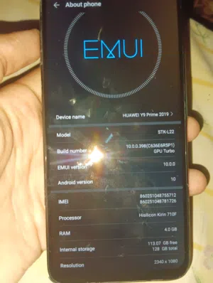 Huawei Y9 Prime 128 GB in Al Mukalla