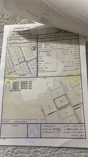 Residential Land for Sale in Al Dakhiliya Nizwa