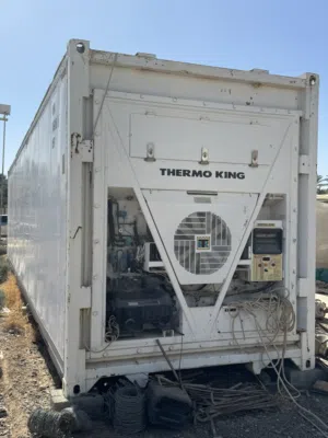 حاوية تبريد وتجميد 40 قدم شغال تجميد وتبريد