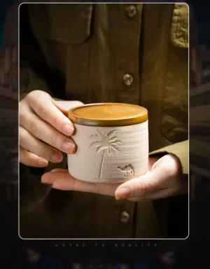 كوب من السيراميك بطريقة مبتكرة وإبداعية