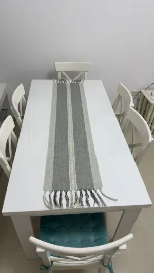 Dining Table Set for Sale – White (6 Seater)
