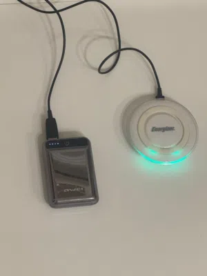 Complete Charging Set for Sale (10000 mAh Awei Power Bank- Micro USB cable- Wireless charger)