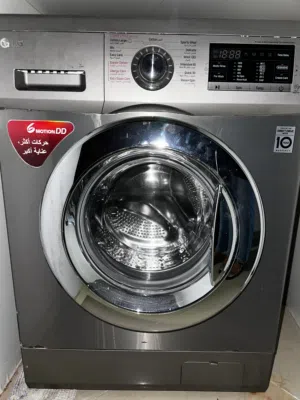 LG Front Load Washing Machine - 7kg, Silver (Used)