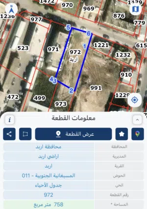 Residential Land for Sale in Irbid Al Mal'ab Al Baladi