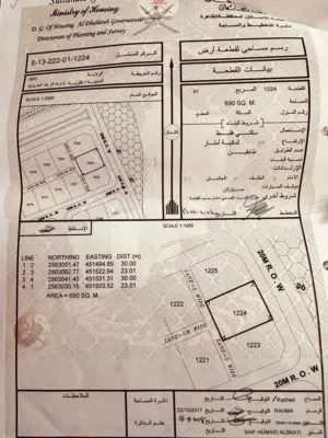 Residential Land for Sale in Al Dhahirah Ibri