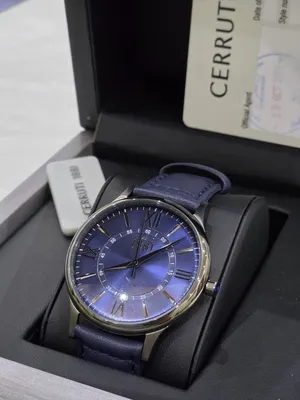 Cerruti . Analog Quartz . Dark Blue . New0
