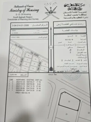 Residential Land for Sale in Al Batinah Barka