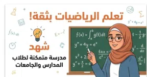 معلمة رياضيات متخصصة لجميع المراحل الدراسية.