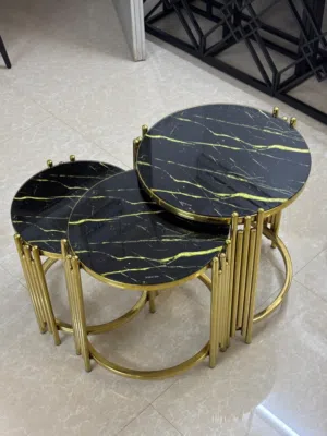 Coffe tables طقم طاولات قهوة servingوطاولات خدمة و طاولات ضيافه بتصميم عصري وأنيق ادفع عند الاستلام.