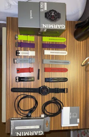 ساعة قارمن فنكس 7 إس سافير سولار (Garmin fenix 7S Sapphire Solar)