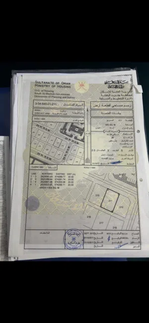 Residential Land for Sale in Al Batinah Barka