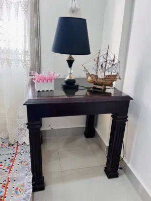 Table Lamp with Table & Light