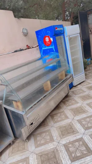 عده مطعم ثلاجه دلي فريزر ومقلى فلافل جرة فول