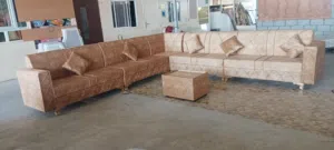 كرسي جديد على شكل حرف L New sofa set L shape