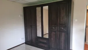 Large 6-Door Wardrobe with Mirror & Drawers – Full Storage, Solid Build