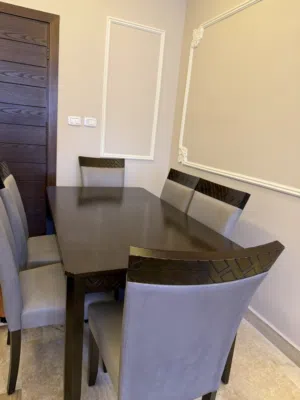 طاولة سفرة ست كراسي للبيع