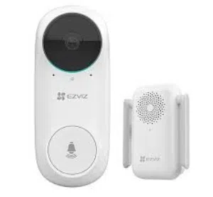 EZVIZ DB2C Wire Free Vedio Doorbell With Chime 1080P160 night vision    جرس باب فيديو بدون سلك مع