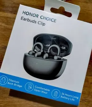 HONOR Choice Earbuds Clip – Open-Ear Wireless Earbuds  Comfortable Fit & 36H Battery سماعات HONOR