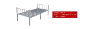 New metal bed available. Please check deltis